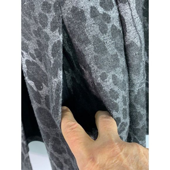 Charles gray London size small jacket swing blazer wool animal print 6285 - Picture 3 of 8